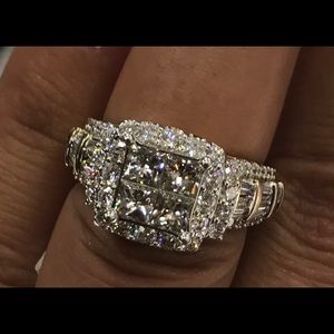 2.75ctw diamond 14kt yellow gold engagement ring